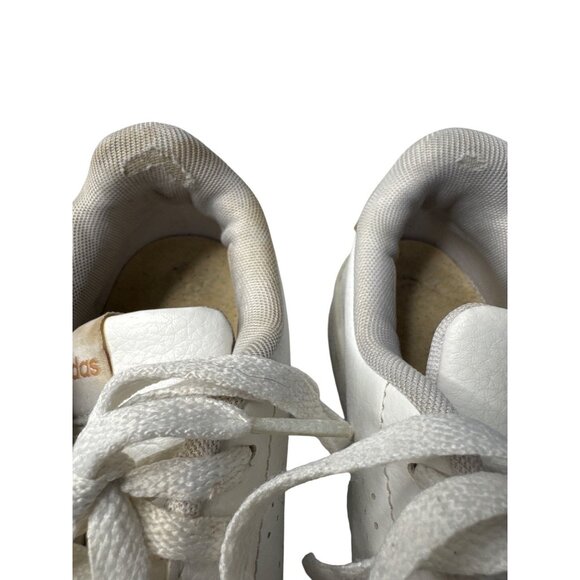Adidas Womens White & Gold Sneakers size 6.5 - Picture 3 of 8